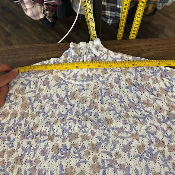 Zara Floral Patterned Women's Top S - Picture 8 of 11